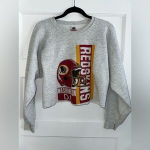 Washington DC Redskin Cutoff Sweatshirt